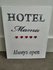 Hotel bordje